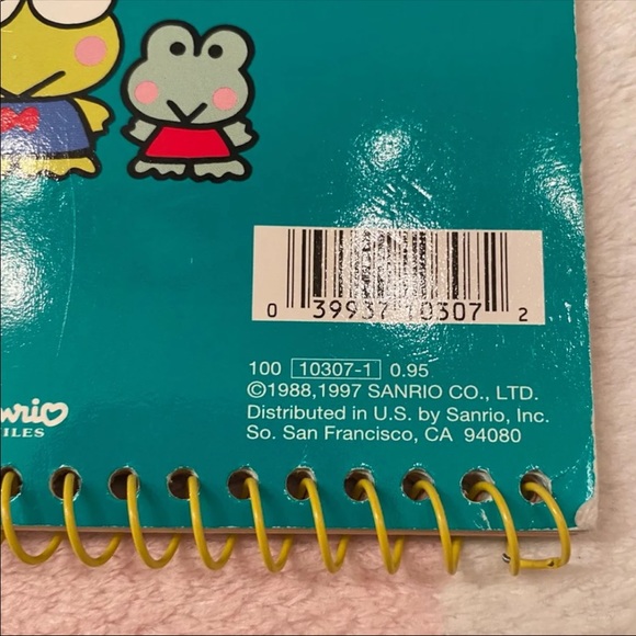 Vintage Sanrio Keroppi Mini Notepad Paper Book - Picture 7 of 10